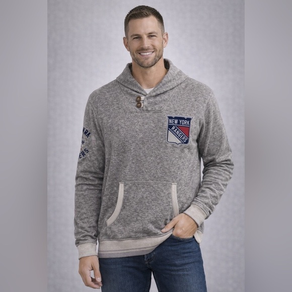 CCM Other - CCM Gray New York Rangers Sweater